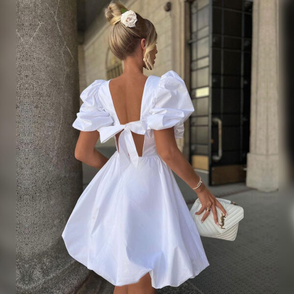 Marshmallow Mini Dress - Image 2