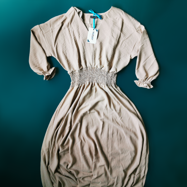 Cappuccino Foam Maxi Dress - Image 3